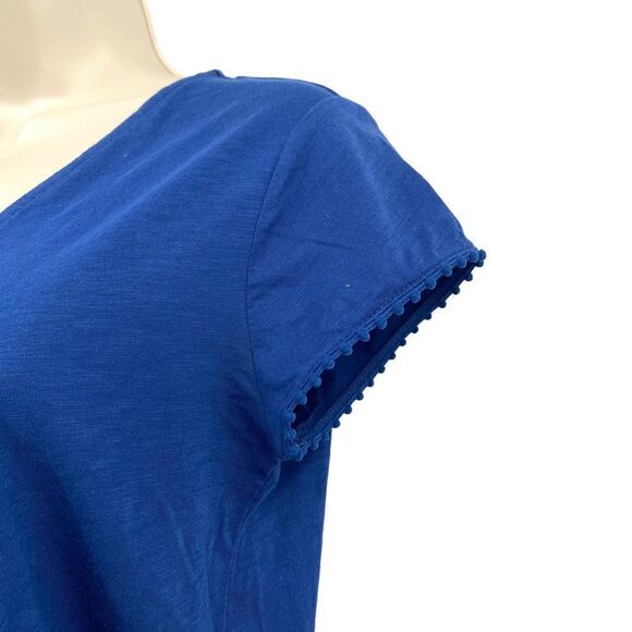 NWT LOFT Cobalt Blue Beach Romper Size XXS - Picture 4 of 12